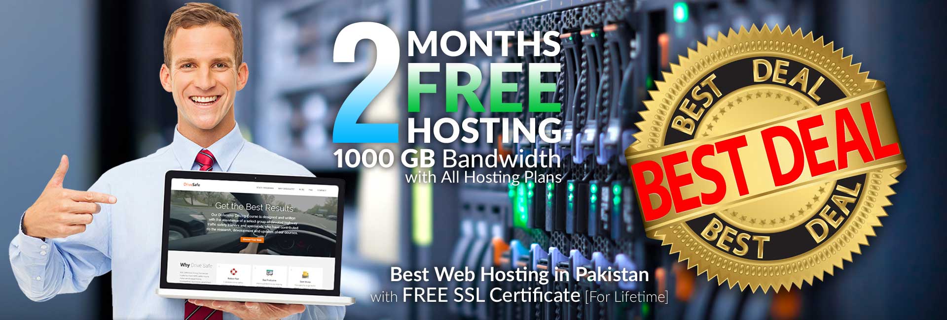 2 Months Free Hosting Best Deal 1000 GB Bandwidth